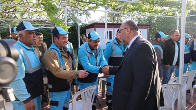 Dulkadiroğlu Belediye Başkanı Mehmet Akpınar, günün ilk ışıklarıyla birlikte belediye