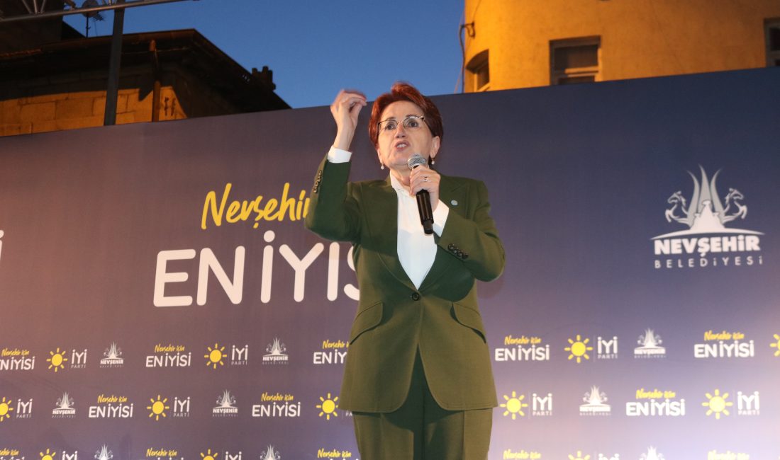 Ahmet KORKMAZER/ NEVŞEHİR, – İYİ Parti Genel Başkanı Meral Akşener,