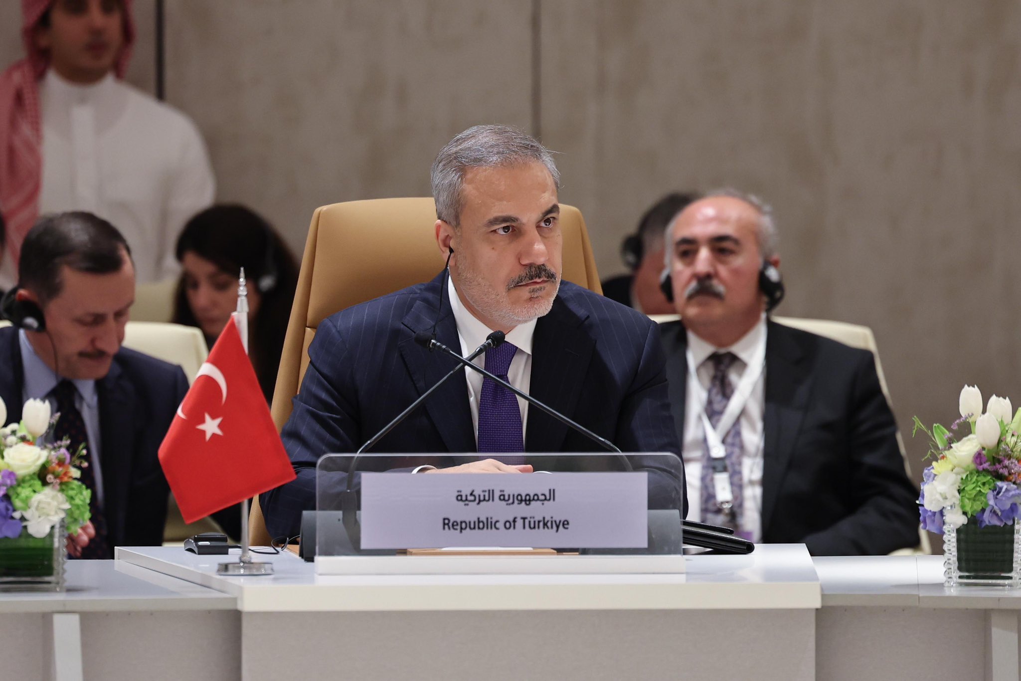 Bakan Fidan, Riyad'da Filistin konulu toplantıya katıldı