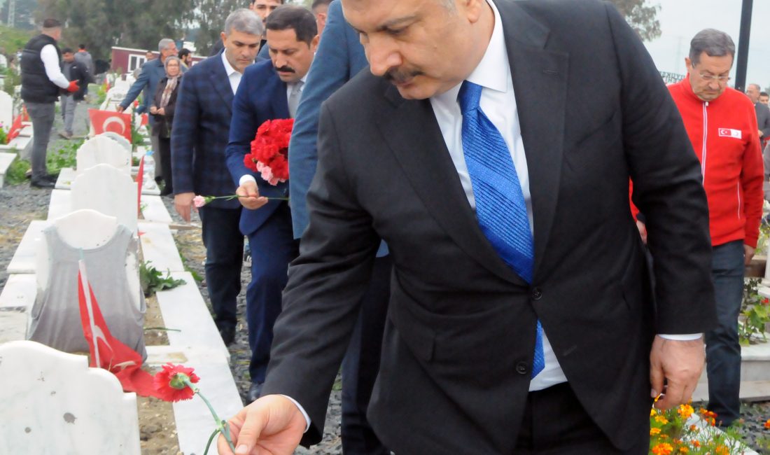 Nur ÇELİK/HATAY, – SAĞLIK Bakanı Fahrettin Koca, Hatay’da bayram namazını