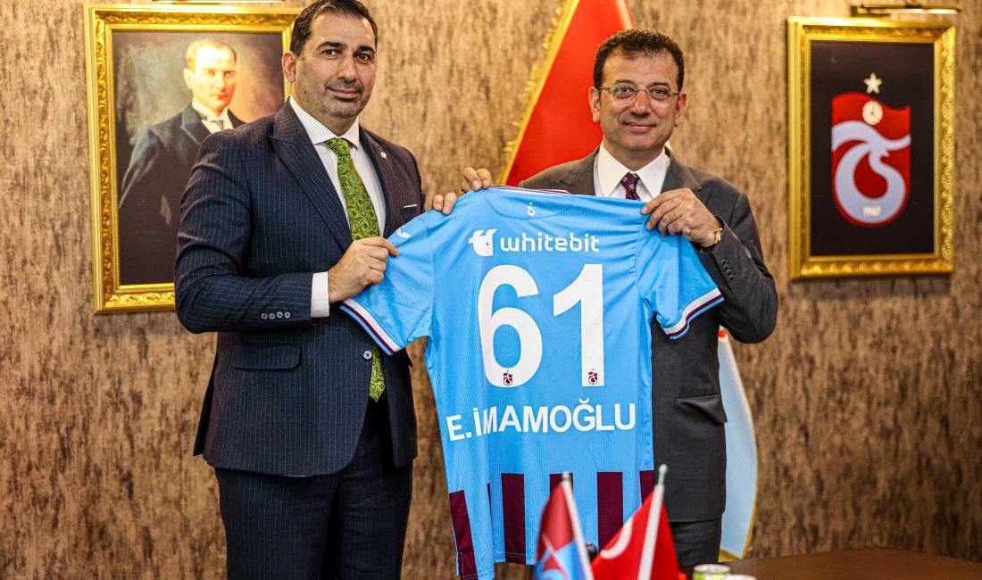 TRABZONSPOR’U ZİYARET ETTİ İstanbul Büyükşehir Belediye Başkanı Ekrem İmamoğlu, memleketi