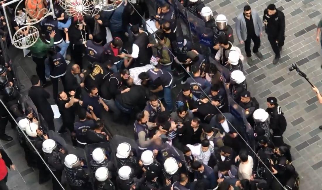 İSTANBUL, – İÇİŞLERİ Bakanı Ali Yerlikaya, Beyoğlu’nda düzenlenen İsrail protestosuyla