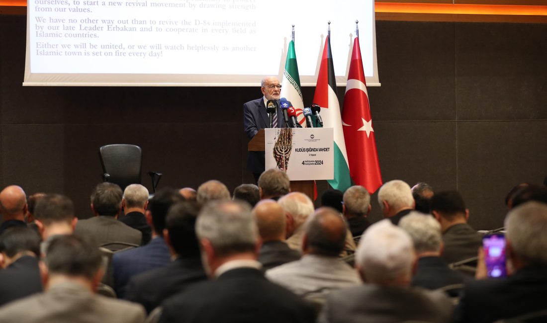 ANKARA, – Saadet Partisi Genel Başkanı Temel Karamollaoğlu, Kudüs ve