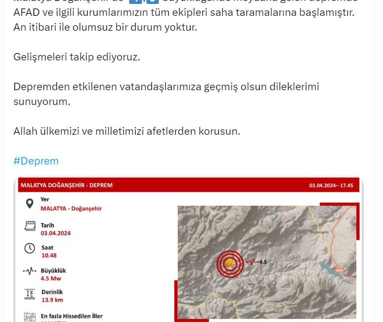 BAKAN YERLİKAYA: OLUMSUZ BİR DURUM YOK İçişleri Bakanı Ali Yerlikaya,