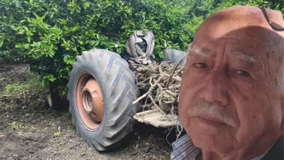Sumbas’da bahçede çalışırken traktörden düşen Hamit Kılıççeker(80), hastaneye kaldırıldı. Yapılan