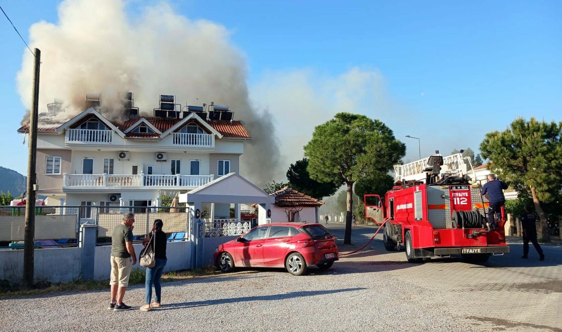 Süleyman İLTER/ ORTACA (Muğla), – MUĞLA’nın Ortaca ilçesindeki bir apart