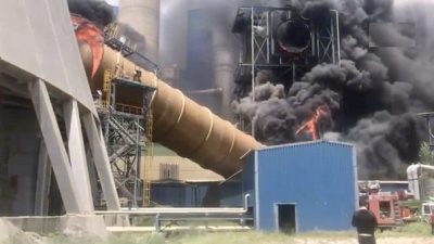 Afşin-Elbistan A Termik Santrali’nde sabah saatlerinde meydana gelen yangında 3