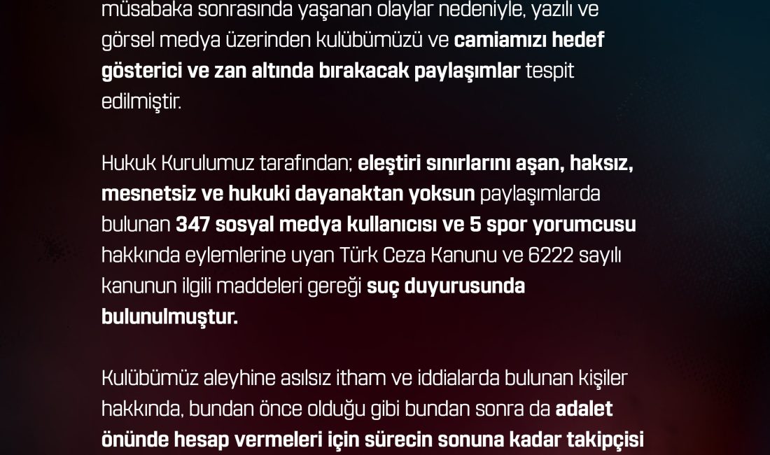 Nurgül GÜNAYDIN/TRABZON, – Trabzonspor