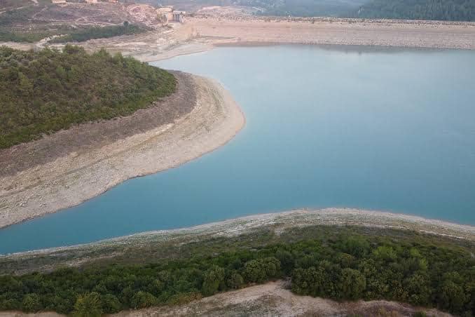 Mehmetli Barajı son yağışlardan