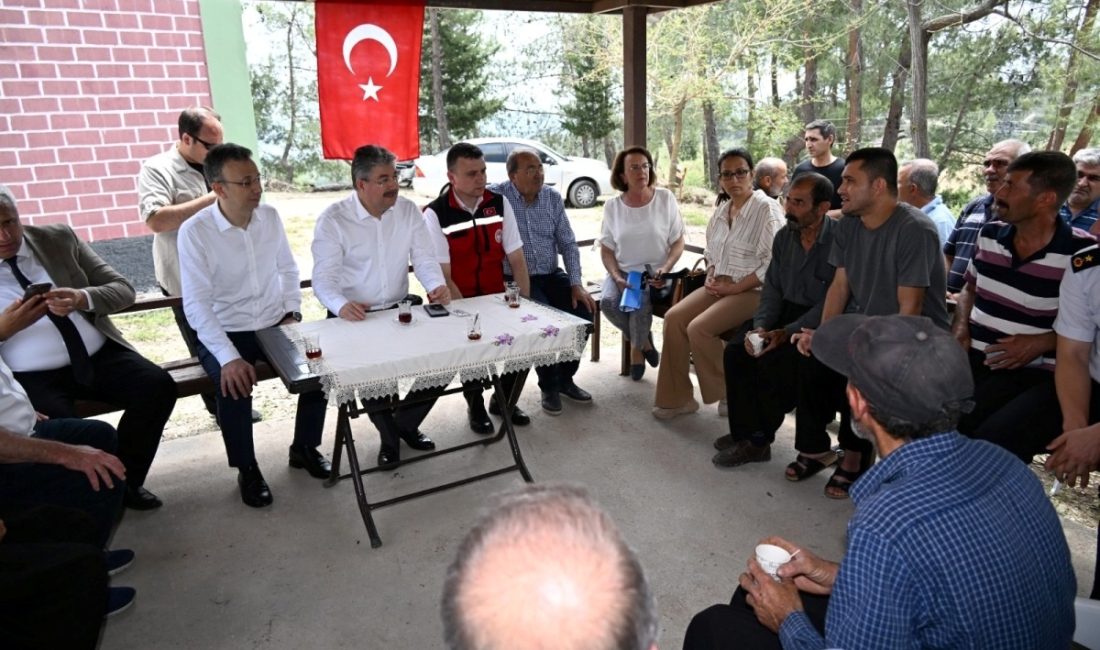 Osmaniye Valisi  Dr. Erdinç Yılmaz, Kadirli’ye bağlı Kızyusuflu Köyü sakinleri