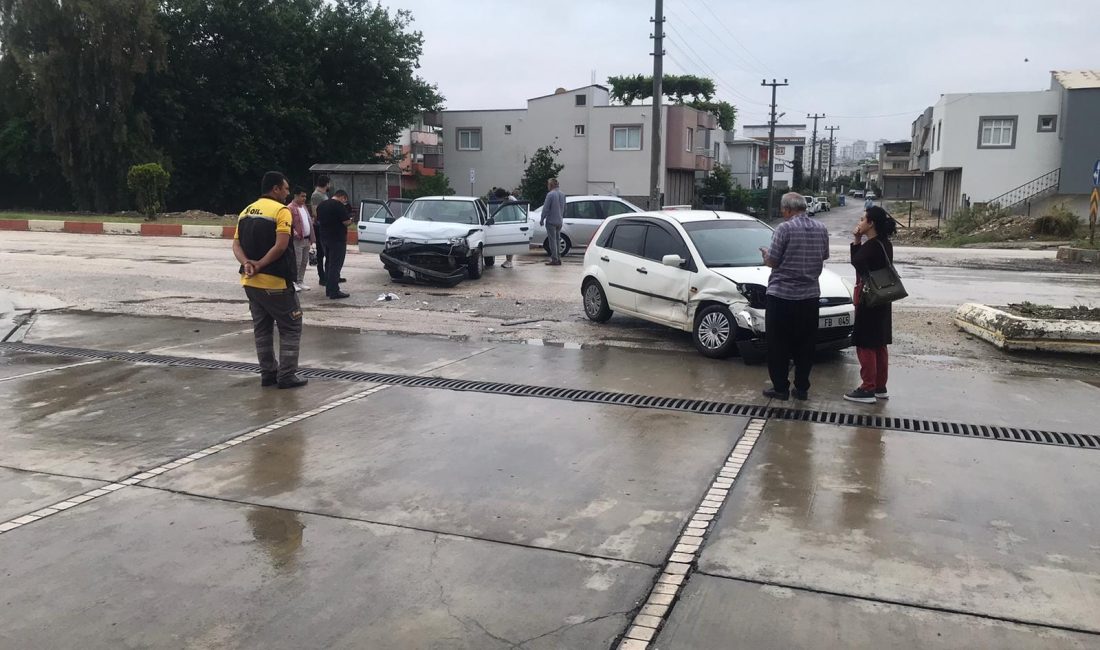Kadirli Osmaniye yolu Soil Petrol önünde meydana gelen trafik kazasında
