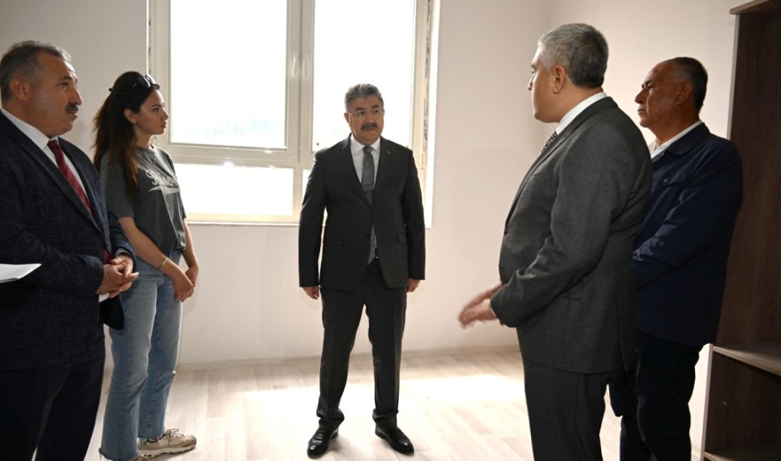 Vali Dr. Erdinç Yılmaz, yapımında son aşamaya gelinen Devlet Bahçeli