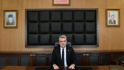 Kahramanmaraş Büyükşehir Belediye Başkanı Fırat Görgel'in TBB başkanlığına aday olduğu