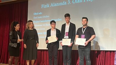 SANKO Okulları öğrencileri, Milli Eğitim Vakfı (MEV) tarafından düzenlenen “Prof.