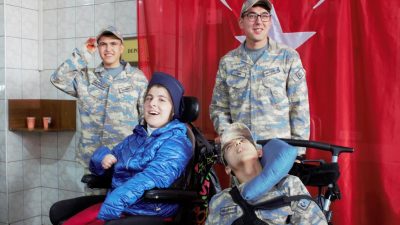 Engelliler Ankara’da Temsili Askerlik Yaptı