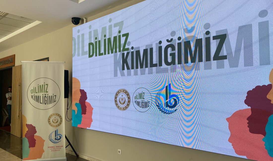 Bağcılar ilçesinde hayata geçirilen ‘Dilimiz Kimliğimiz’ projesi kapsamında Türkçenin doğru