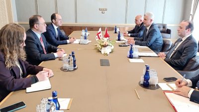 Ticaret Bakanı Ömer Bolat, Gürcistanlı Mevkidaşıyla Görüştü.