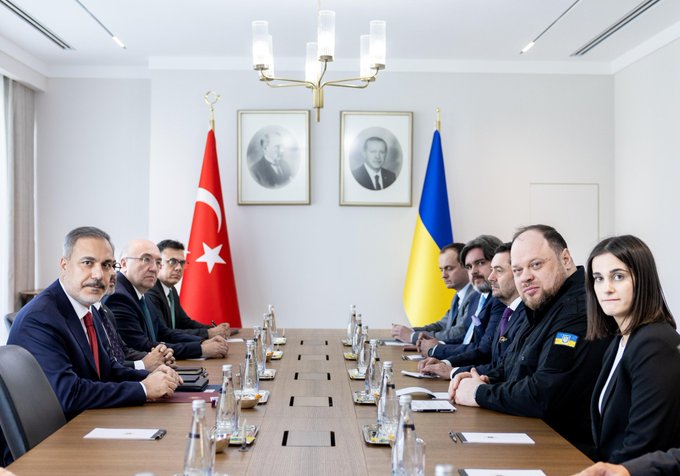 bakan fidan ukrayna parlamentosu baskani stefancuk ile gorustu 66438e67b09cb