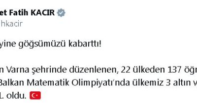 SANAYİ ve Teknoloji Bakanı Mehmet Fatih Kacır, Türkiye’nin Bulgaristan’ın Varna