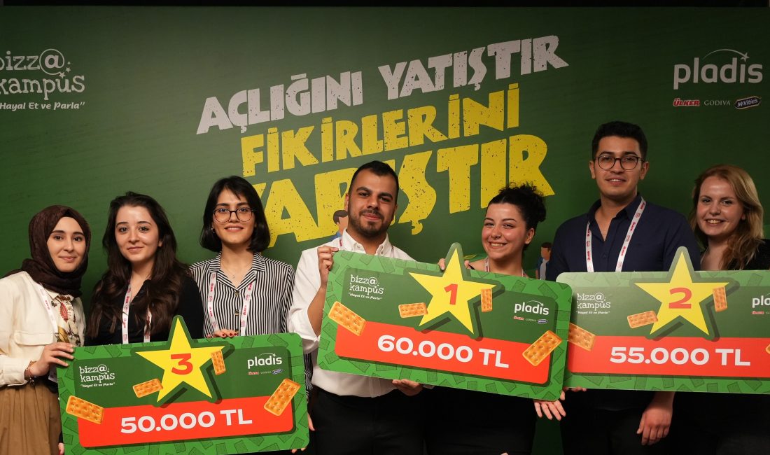 Öğrenciler, yaratıcı fikirlerini Ülker markası için sundukları bizz@kampüs yarışmasında başarıya