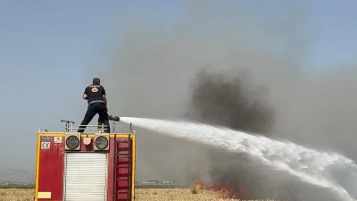 HATAY’da İki Ayrı İlçede Yangın: 77 Dönüm Ekili Buğday Zarar Gördü