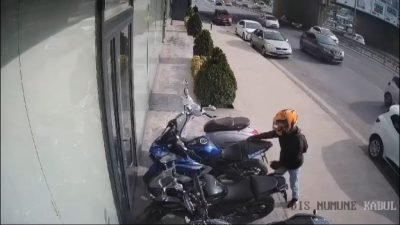 ATAŞEHİR’de Son 15 Günde 3 Motosiklet Hırsızlığı Güvenlik Kamerasında