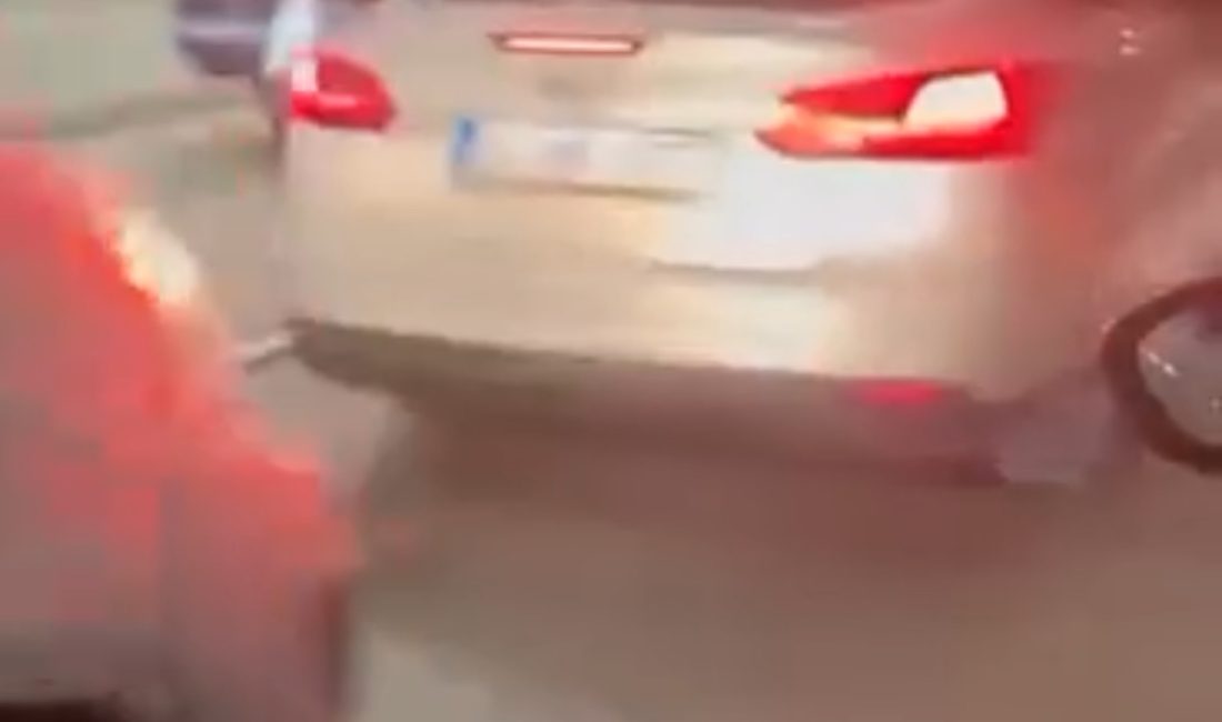 Üsküdar’da düğün konvoyuna katılan araçlar, Çamlıca Tünelini trafiğe kapatınca diğer