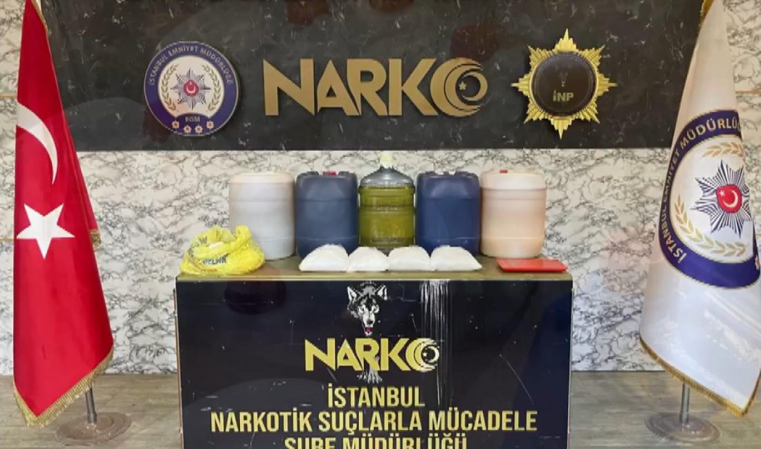 İstanbul ve Ankara’da uyuşturucu madde imalatçılarına yönelik düzenlenen “Narkoçelik-17” operasyonlarında
