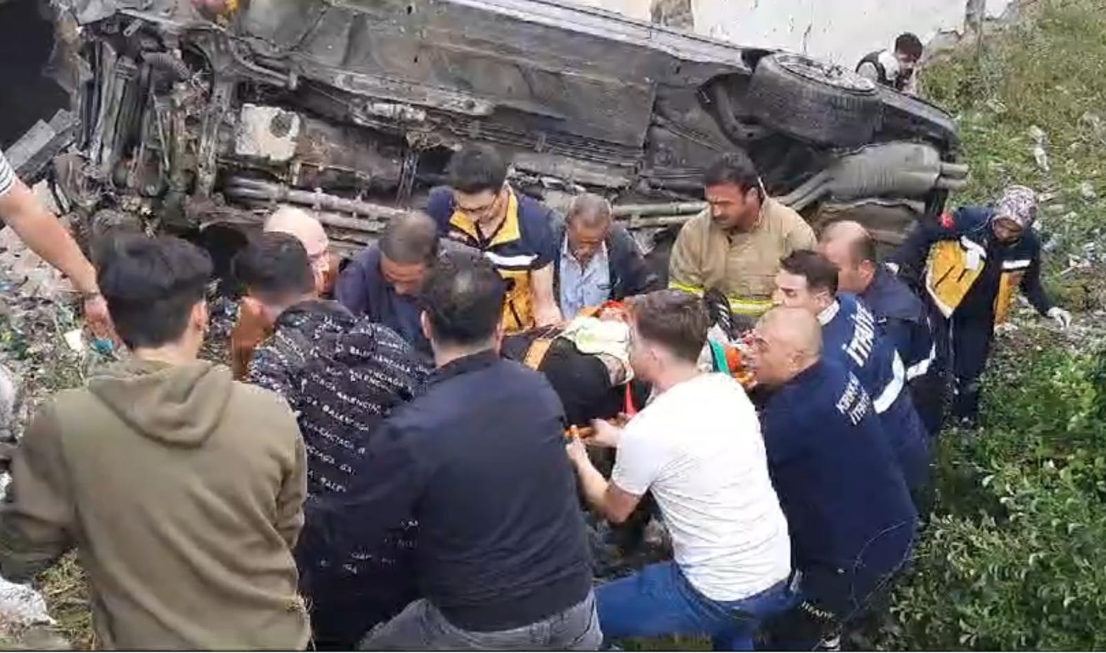 Kırıkkale'de Otomobil Şarampole Devrildi: 3 Yaralı