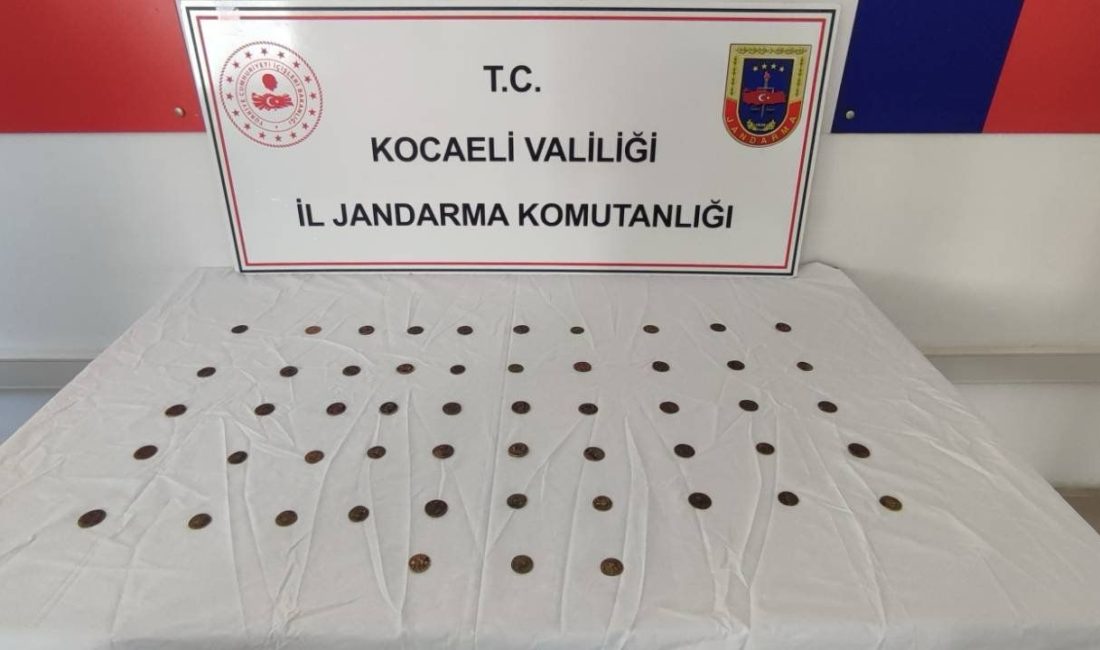 Gebze’de Jandarmanın Şüpheli Üzerinde Antik Yunan Dönemine Ait 53 Sikke