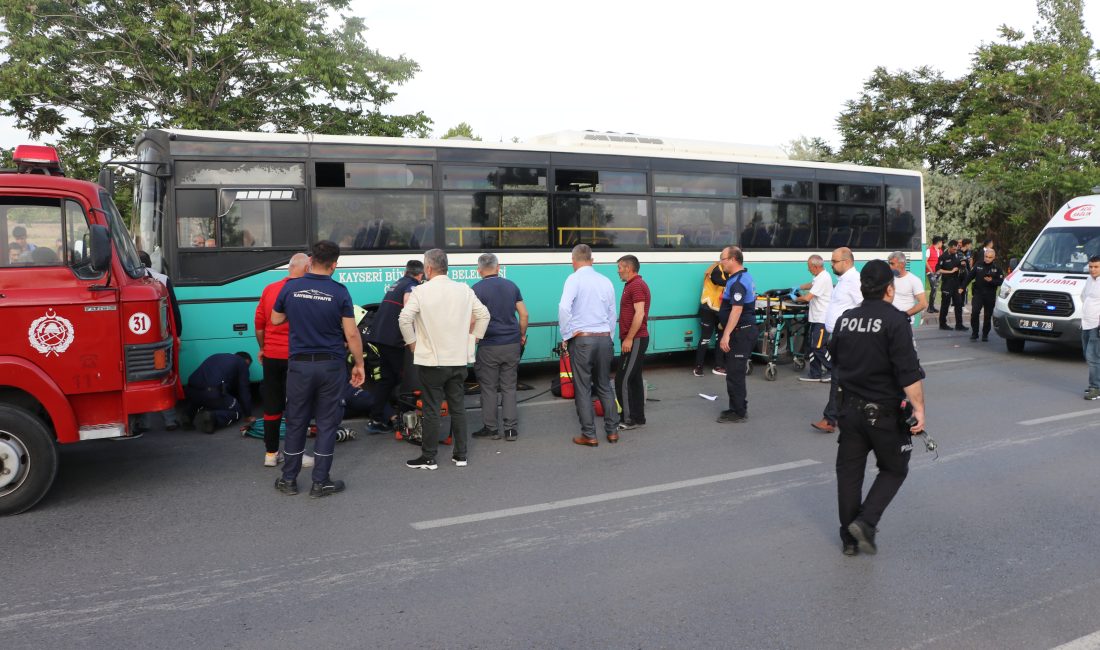 Kayseri’de özel halk otobüsünün çarptığı Ebru Abravcı hayatını kaybetti, oğlu