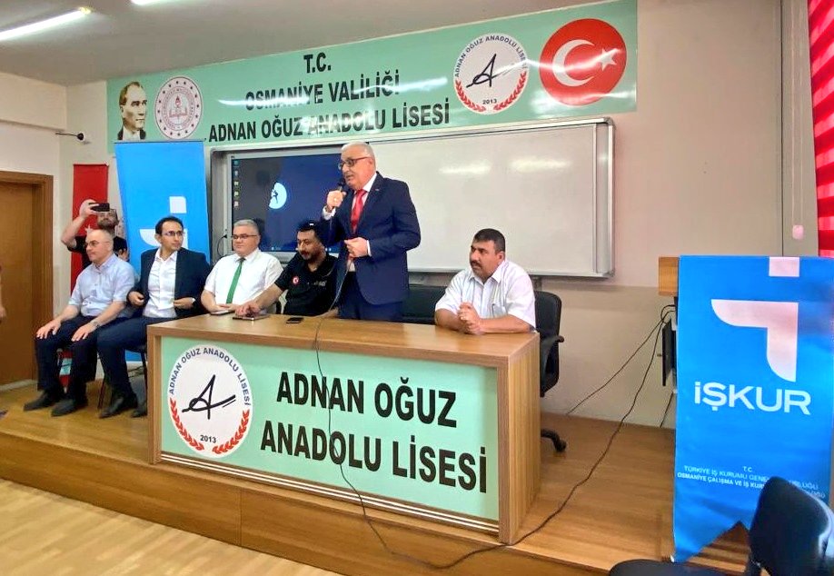 Osmaniye Çalışma ve İş Kurumu İl Müdürü Hacı AKKOYUNLU öncülüğünde,
