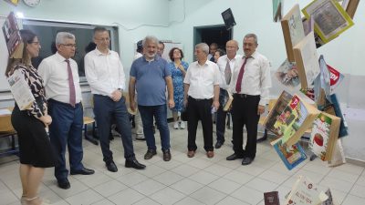 Öğretmenler Ve Öğrencilerden Eğitimde Siddete Dur Temali Sanat Etkinliği 