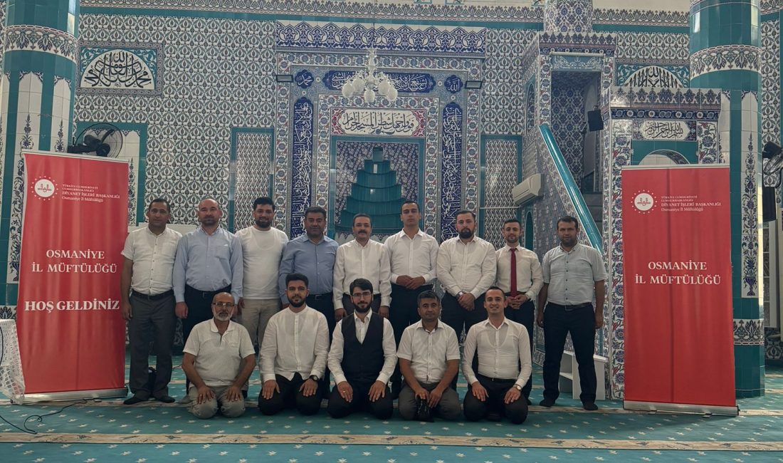 Osmaniye’de Camiler ve Din Görevlileri Haftası etkinlikleri kapsamında, din görevlileri