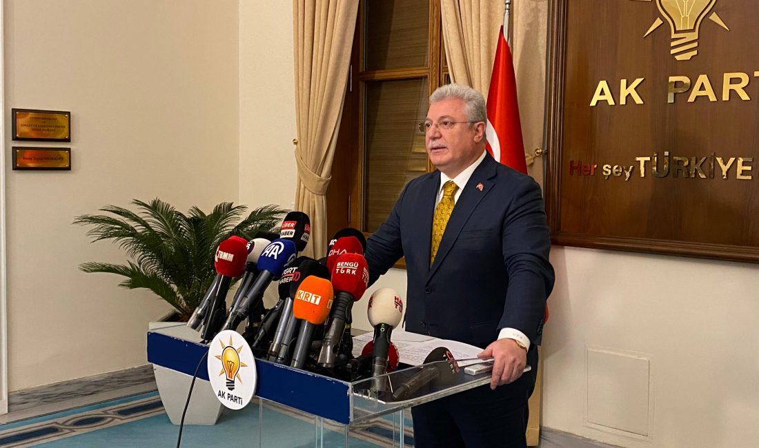 AK Parti Grup Başkanvekili Muhammet Emin Akbaşoğlu, yaptığı açıklamada, 9’uncu