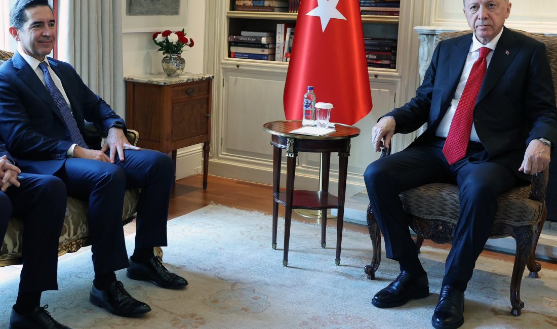 Cumhurbaşkanı Recep Tayyip Erdoğan, İspanya ziyareti çerçevesinde BBVA İcra Kurulu
