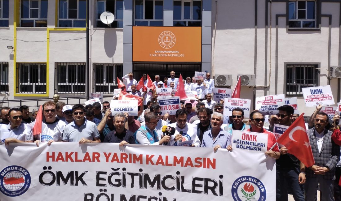 Eğitim-Bir-Sen Kahramanmaraş 1 No’lu Şube Başkanı Mehmet Çetin, tarafından yapılan