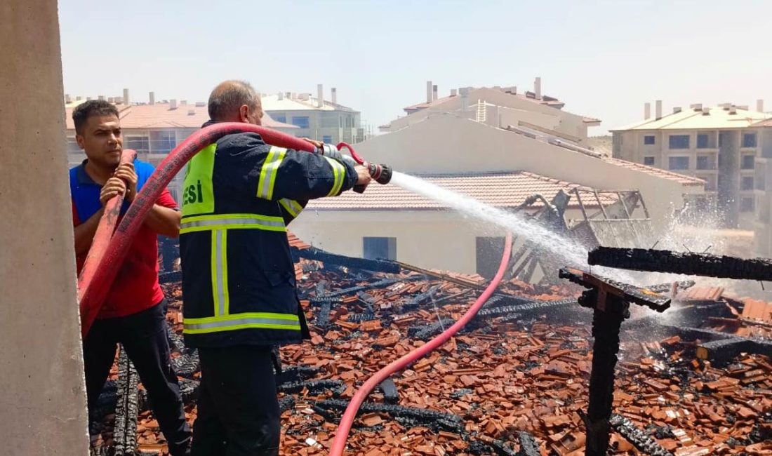 Adıyaman’ın Besni ilçesinde yapımı devam eden 5 katlı deprem konutunun