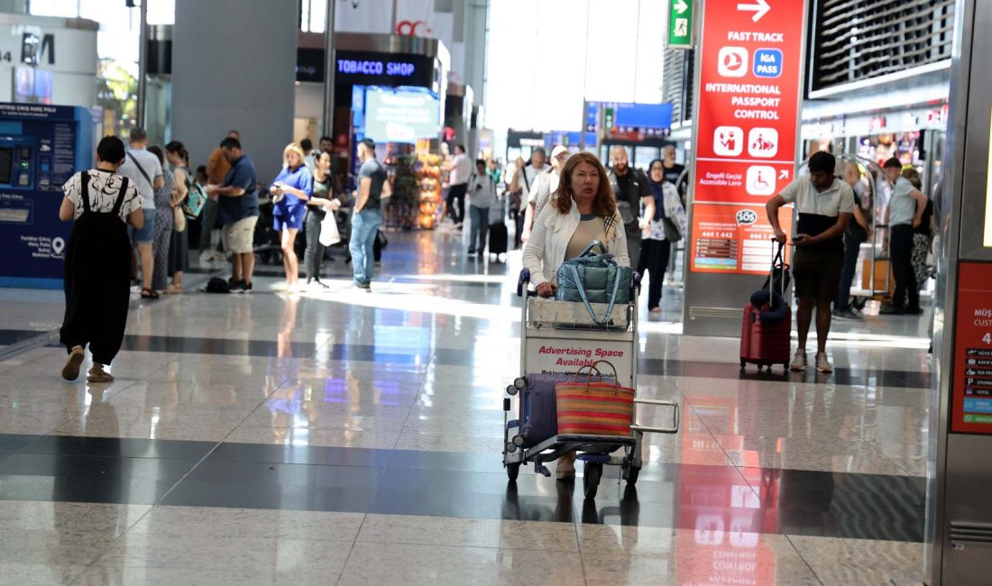 İstanbul Havalimanı’nda Bayram Yoğunluğu Devam Ediyor Kurban Bayramı tatilini memleketlerinde