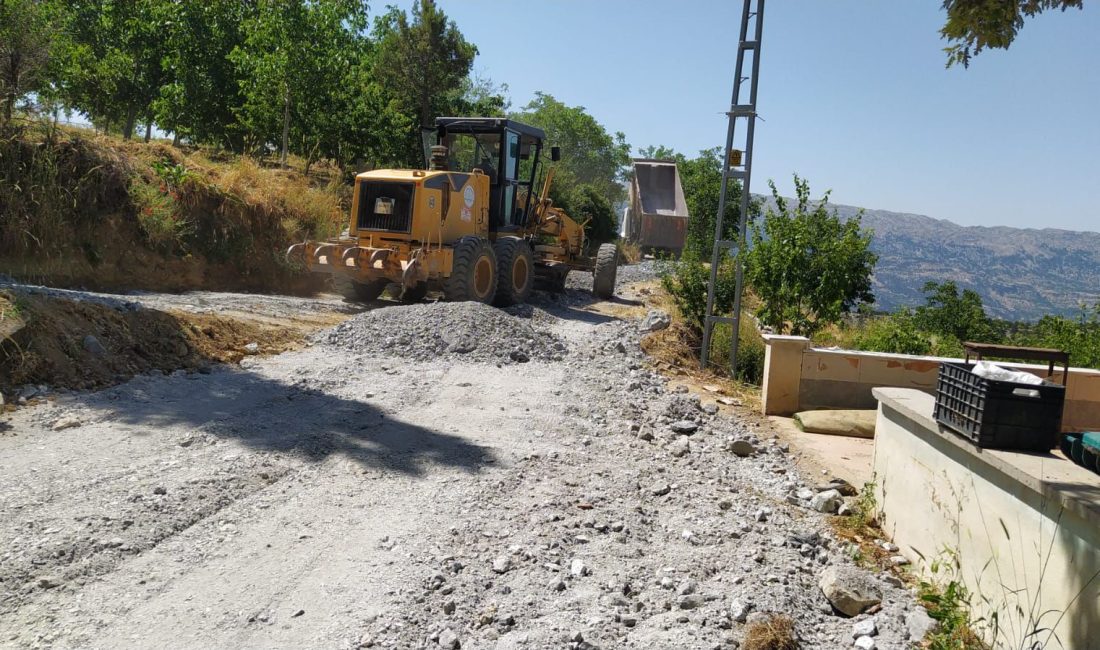 Dulkadiroğlu Belediyesi Fen İşleri Müdürlüğü ekipleri, Kabasakal ve Boyalı mahallelerinde