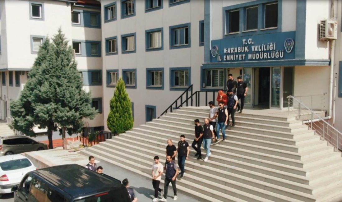 Karabük merkezli 3 ilde polis ekipleri tarafından 9 ay süren
