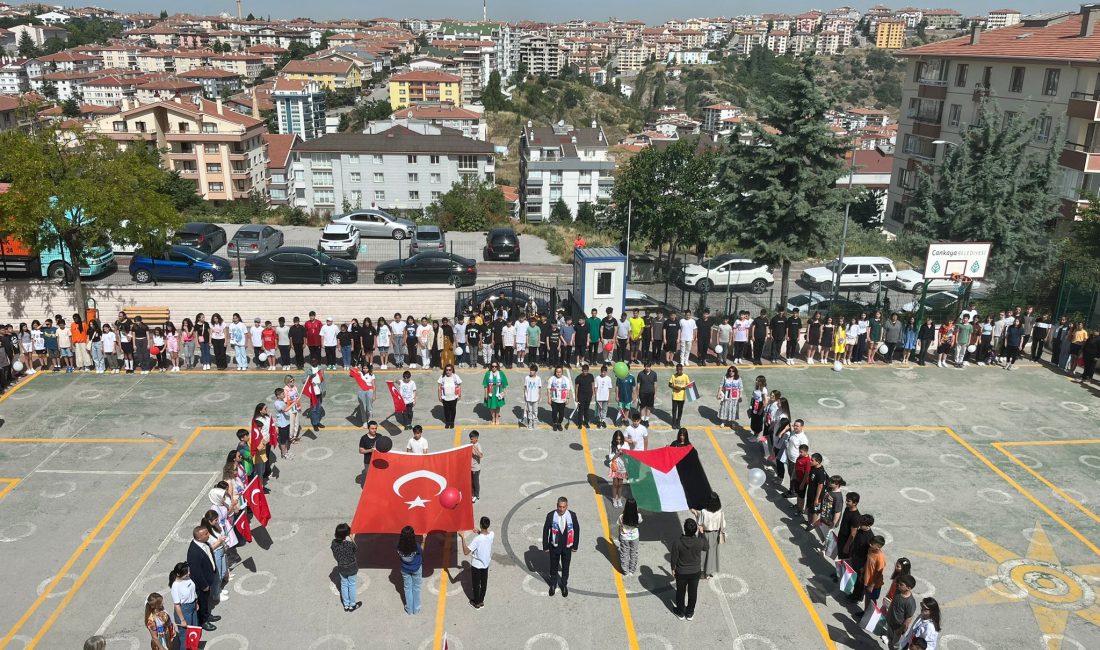 Ankara’da bir okulda düzenlenen