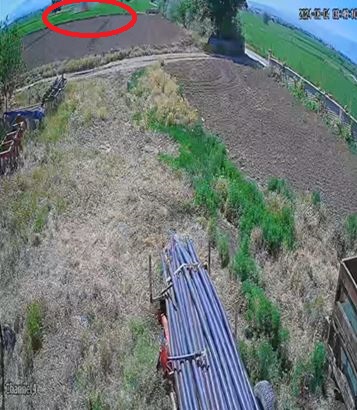 Kayseri’de eğitim uçağının düşme anına ait güvenlik kamerası görüntüleri gün