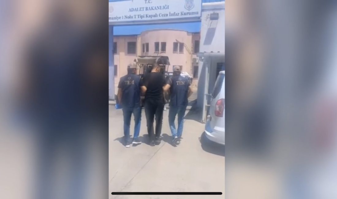 Osmaniye’de FETÖ üyeliği suçundan aranan firari hükümlü M.E., polis ekipleri