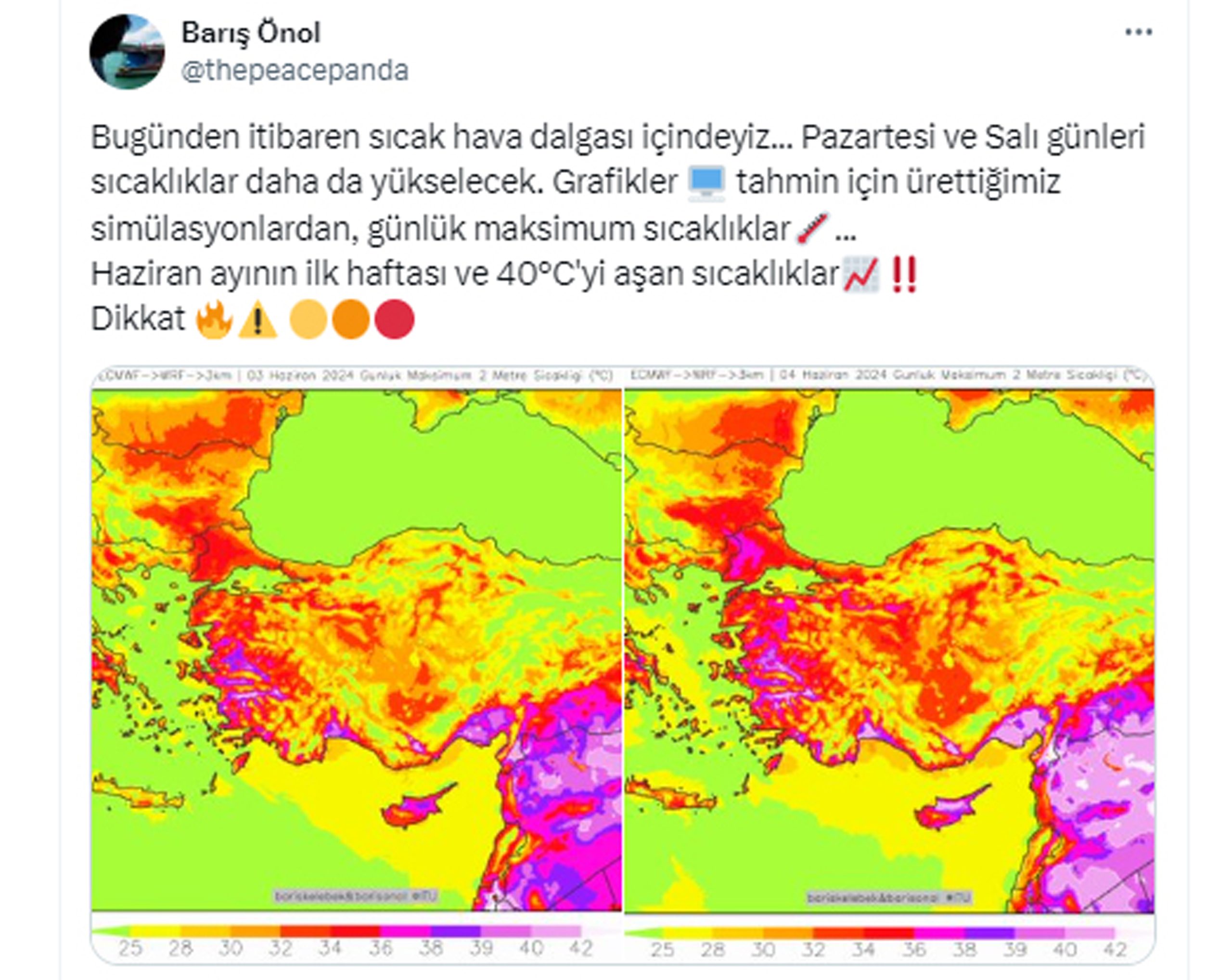 Türkiye'de Sıcak Hava Dalgası Etkisini Göstermeye Başladı Türkiye'de Sıcak Hava Dalgası Etkisini Göstermeye Başladı