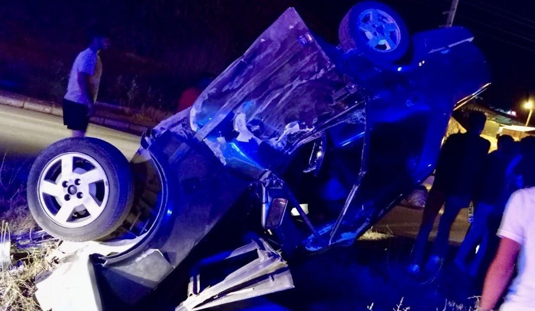 Kahramanmaraş Elbistan ilçesinde iki otomobilin çarpışması sonucu yaşanan trafik kazasında