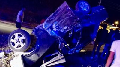 Kahramanmaraş Elbistan ilçesinde iki otomobilin çarpışması sonucu yaşanan trafik kazasında