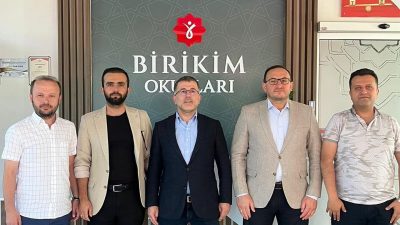 Birikim Okulları Genel Müdürü Salih Eren ve Genel Müdür Yardımcısı