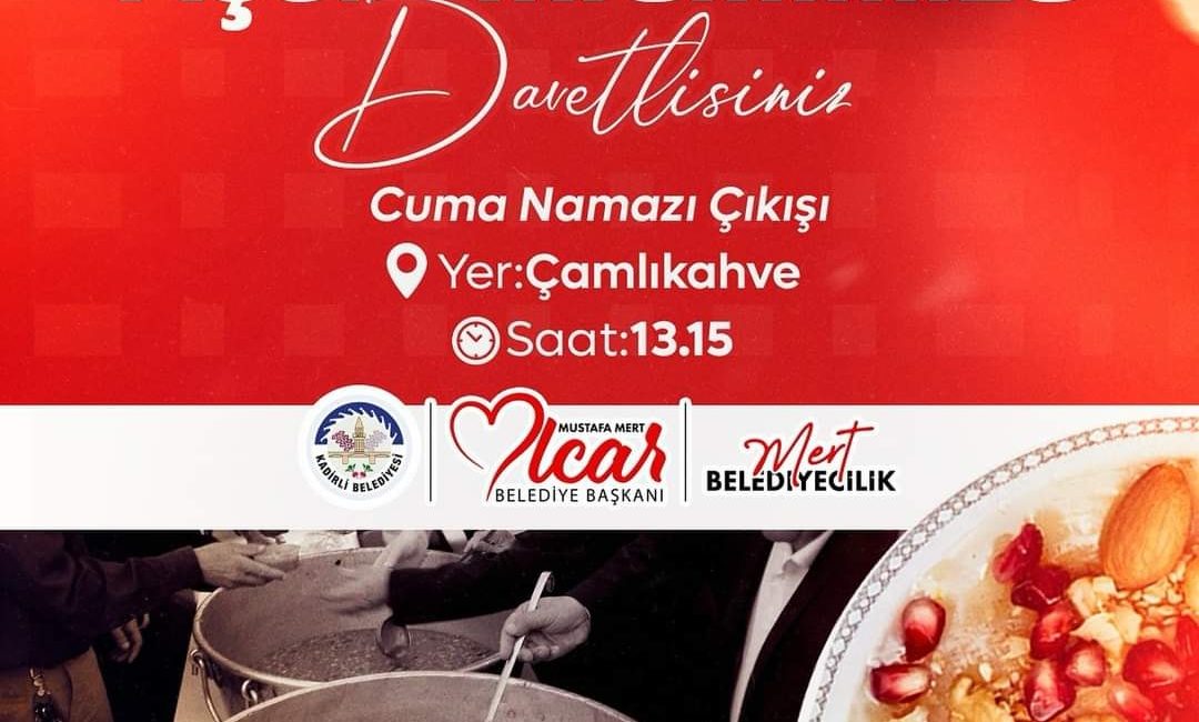 Kadirli Belediye Başkanı Mustafa Mert Olcar, yarın (19 TEMMUZ CUMA)