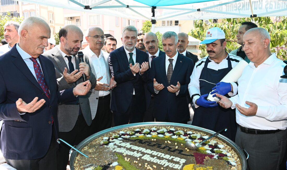 Kahramanmaraş Büyükşehir Belediyesi, Muharrem ayı dolayısıyla geleneksel aşure ikramı etkinliği